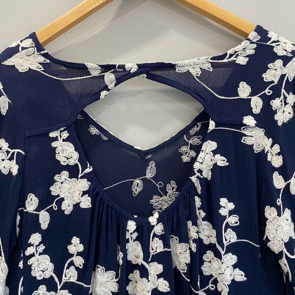 Altar'd State Floral Embroidered Bell Sleeves Dress - Picture 10 of 10